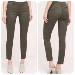 Anthropologie Hei Hei greenish grey skinny jeans size 25